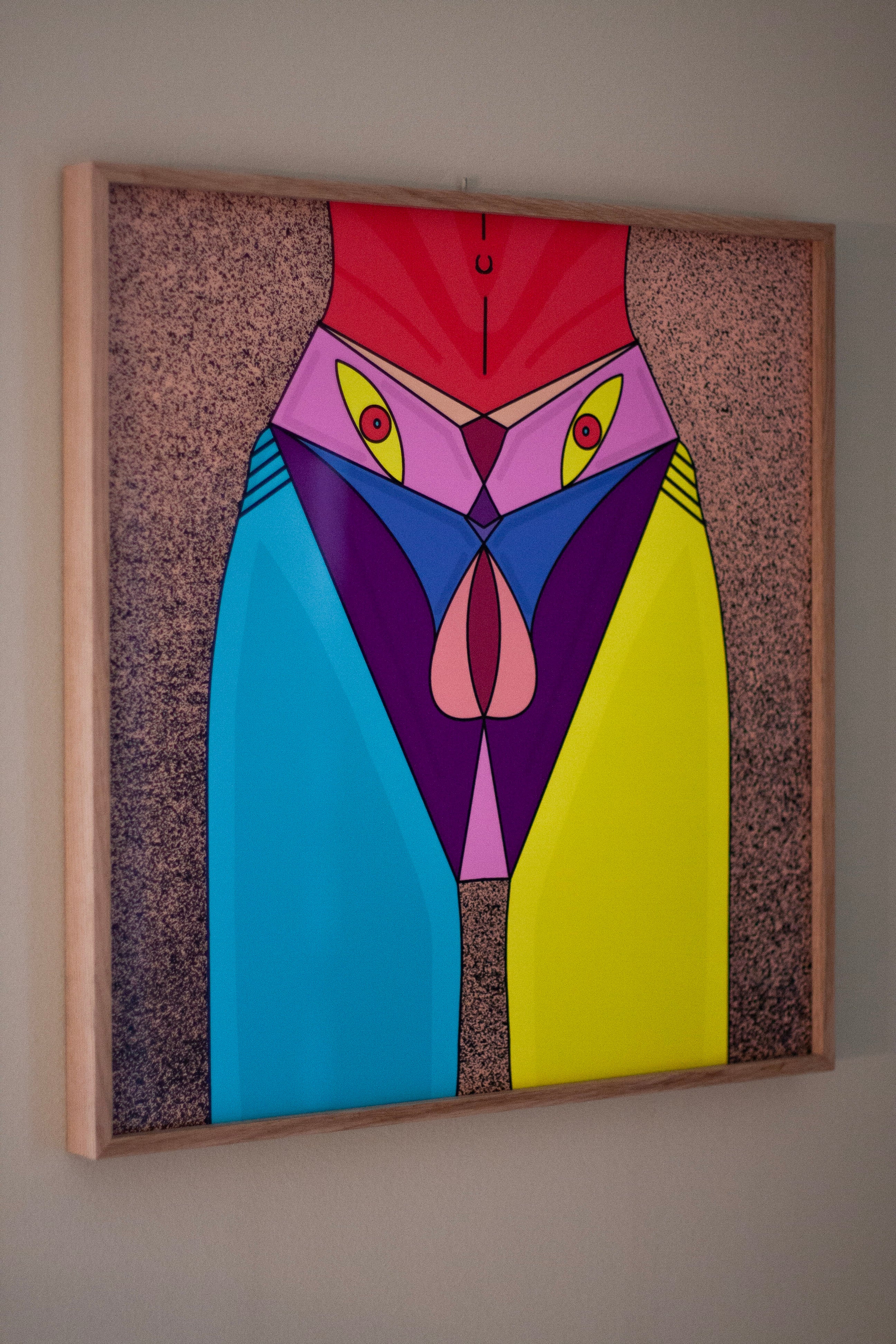 Fine art illustration “Unapologetically Myself” by Croatian artist Antonija Butković, exhibited at ART Expo Ljubljana 2025.